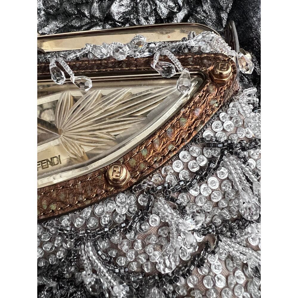 Rare Fendi beaded clutch - Picture 4 of 9